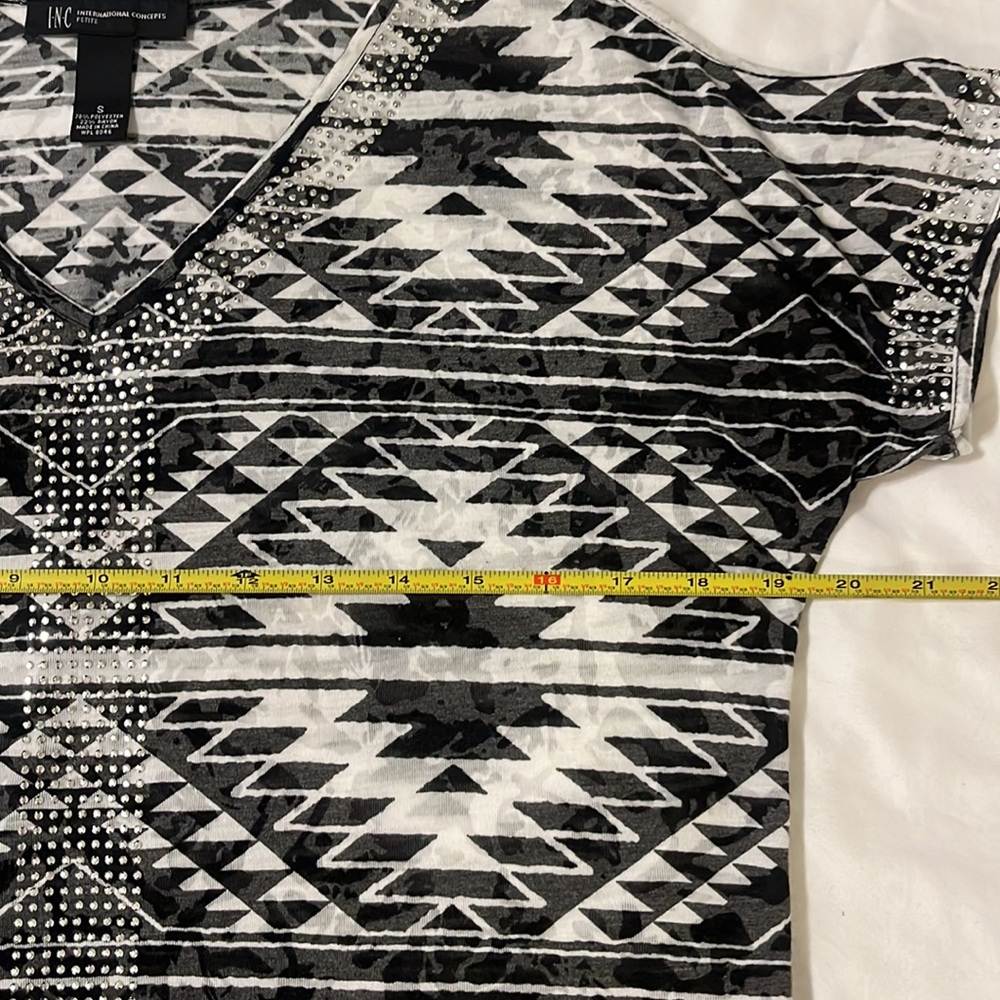 INC International - Cold Shoulder Top - Picture 7 of 9